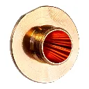 AM367-1407CPX S1.2E Eco Cut Single Laser Nozzle for Amada, Chrome Plated (10 pk)