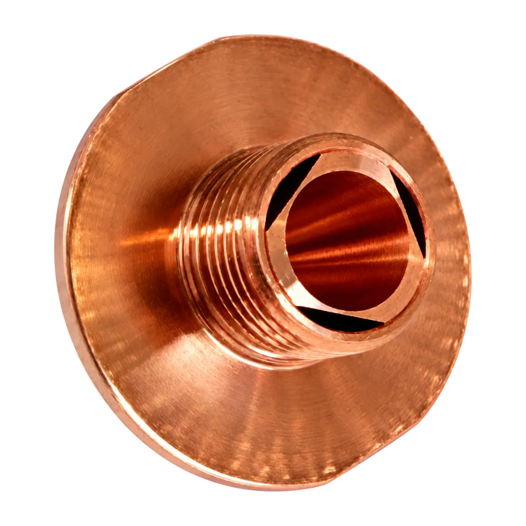AM367-6790 D4.0E Eco Cut Double Laser Nozzle for Amada, Chrome Plated