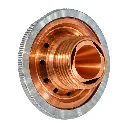 AM367-1355CPX D2.5 WACS Double Laser Nozzle for Amada, Chrome Plated (10 pk)