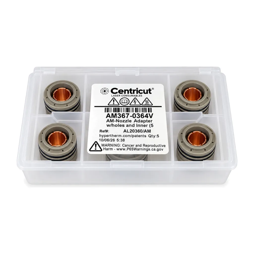 AM367-0364V Nozzle Adapter with Holes and Inner for Amada (5 pk)