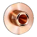 AM367-8550X D1.4E Eco Cut Double Laser Nozzle for Amada, Chrome Plated (10 pk)