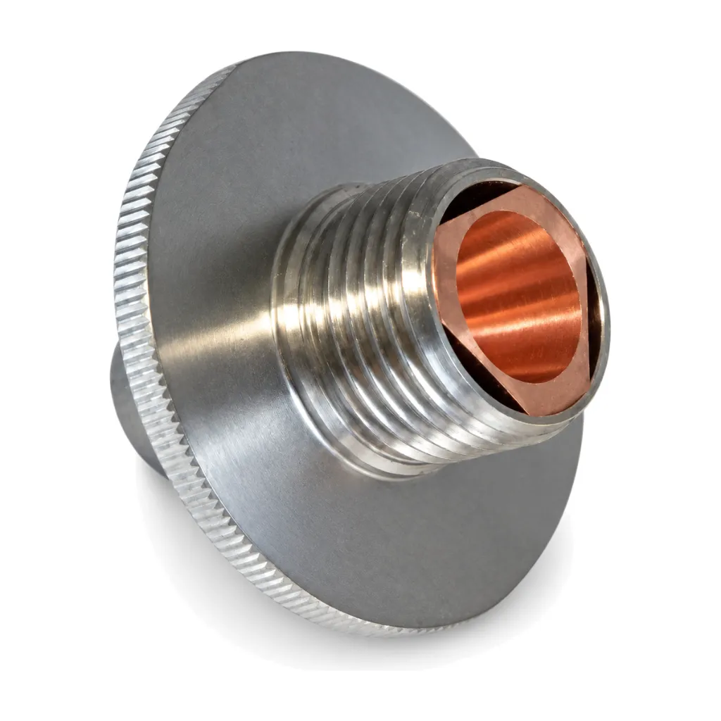 AM367-1728 D4.0CC Clean Cut Double Laser Nozzle for Amada, Hard Chrome