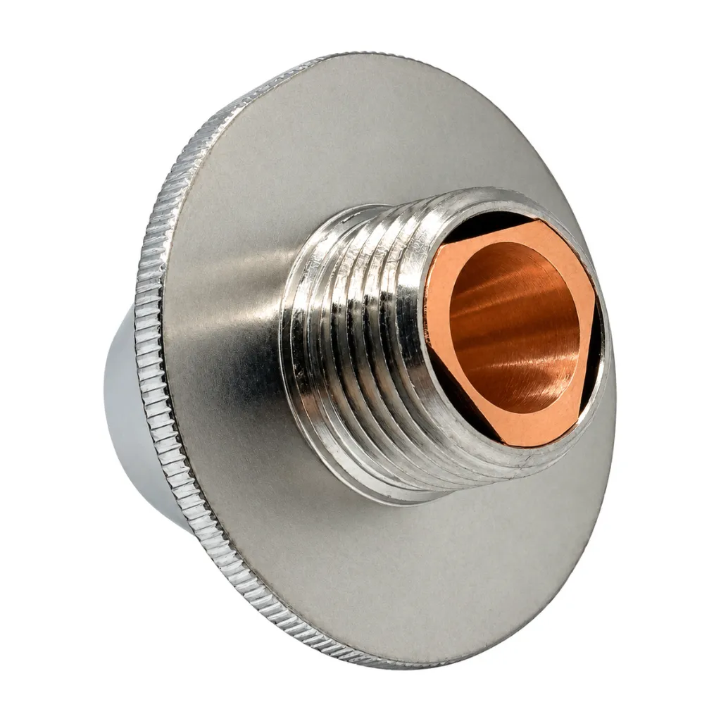 AM367-1729CP D7.0CC Clean Cut Double Laser Nozzle for Amada, Hard Chrome