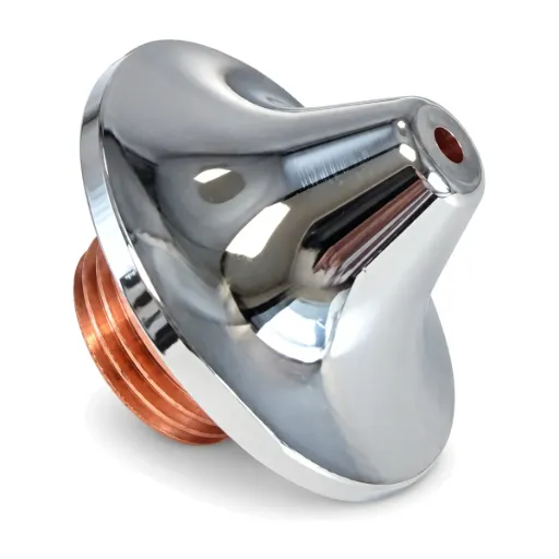 AM367-1412CP S2.0E Eco Cut Single Laser Nozzle for Amada, Chrome Plated
