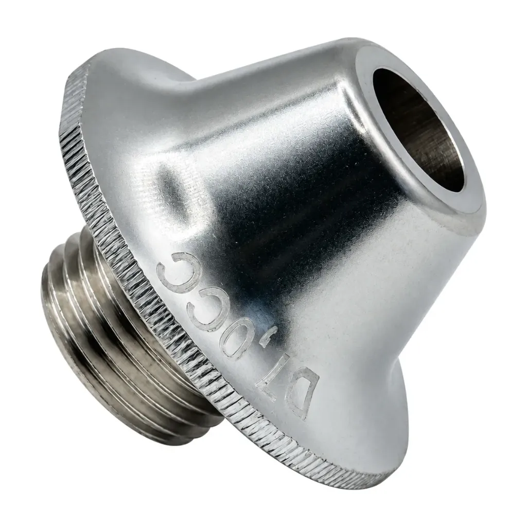 AM367-1729CP D7.0CC Clean Cut Double Laser Nozzle for Amada, Hard Chrome