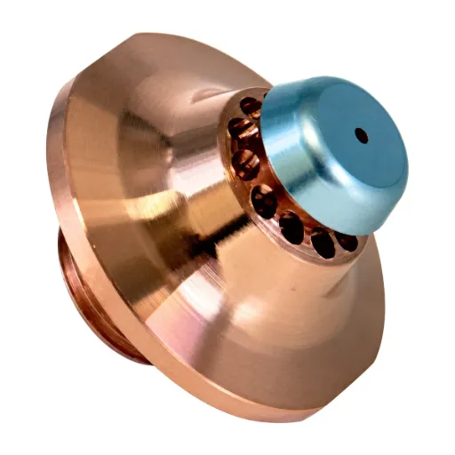 AM367-0030C S1.0FE Fibre Single Laser Nozzle with Collar for Amada, Hard Chrome