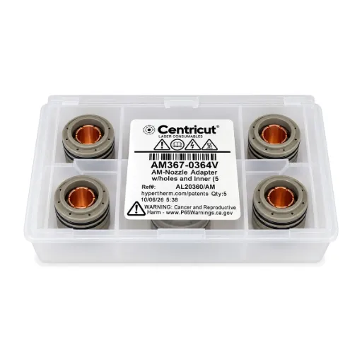 AM367-0364V Nozzle Adapter with Holes and Inner for Amada (5 pk)