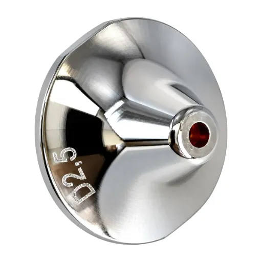 AM367-6789X D2.5E Eco Cut Double Laser Nozzle for Amada, Chrome Plated (10 pk)