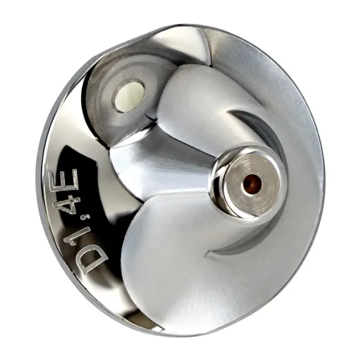 AM367-8550X D1.4E Eco Cut Double Laser Nozzle for Amada, Chrome Plated (10 pk)