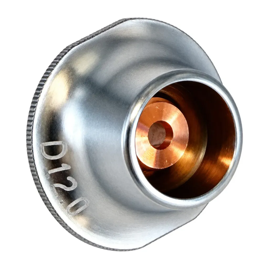 AM367-2668 D12.0C Double Laser Nozzle for Amada, Chrome Plated