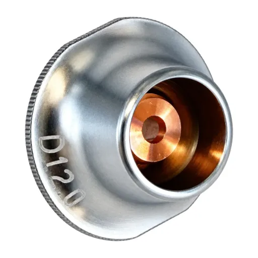 AM367-2668 D12.0C Double Laser Nozzle for Amada, Chrome Plated