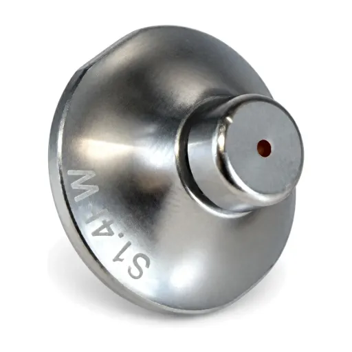 AM367-7490HCP-C S1.4FW Fibre WACS Single Laser Nozzle with Collar for Amada, Hard Chrome