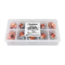 AM343-2361-2.0X D2.0 Double Laser Nozzle for Amada, Chrome Plated (10 pk)